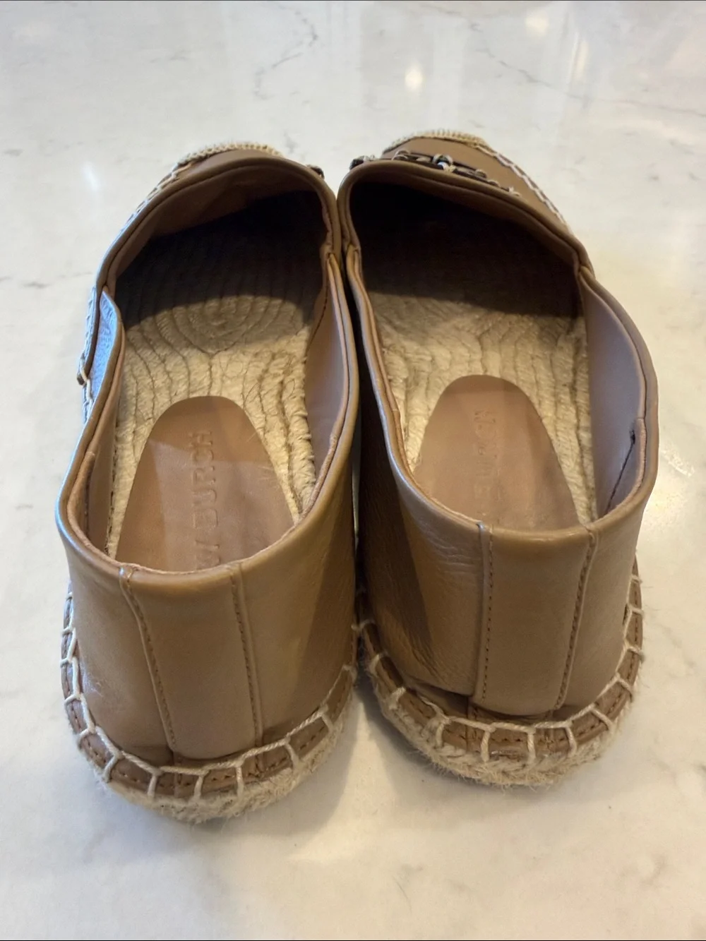 Tory‎ Burch Women's INES Espadrilles Flats Shoes Almond Flour 8